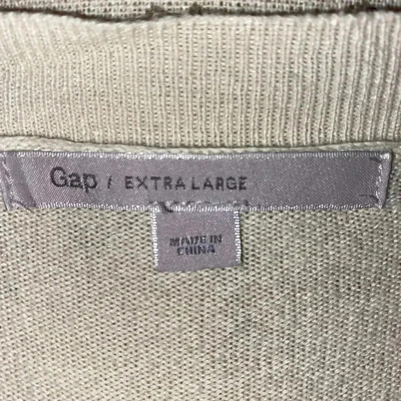 Gap sweater/cream and org stripe/xlg - Picture 4 of 5